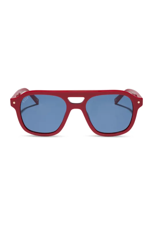 Beach Riot X DIFF Coast Sunglasses Red made by Beach Riot