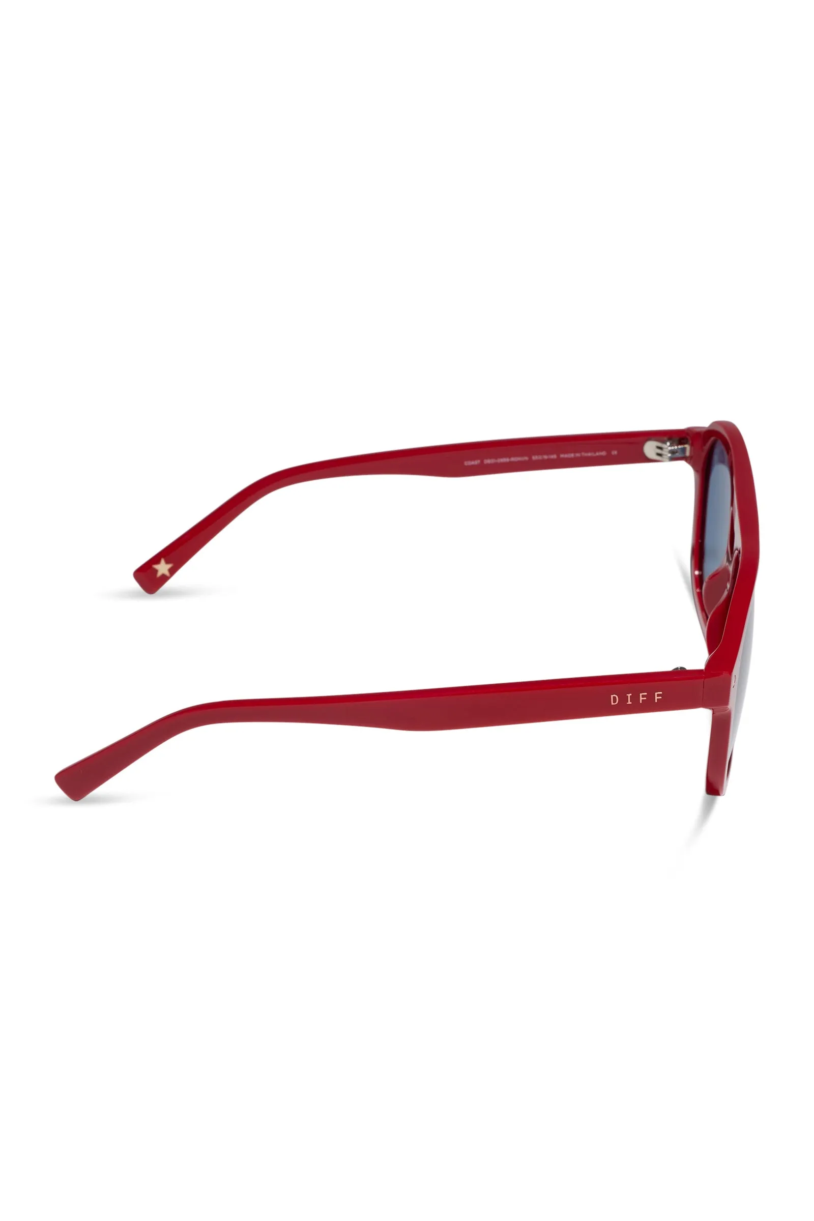 Beach Riot X DIFF Coast Sunglasses Red sold by Beach Riot product image thumbnail 4