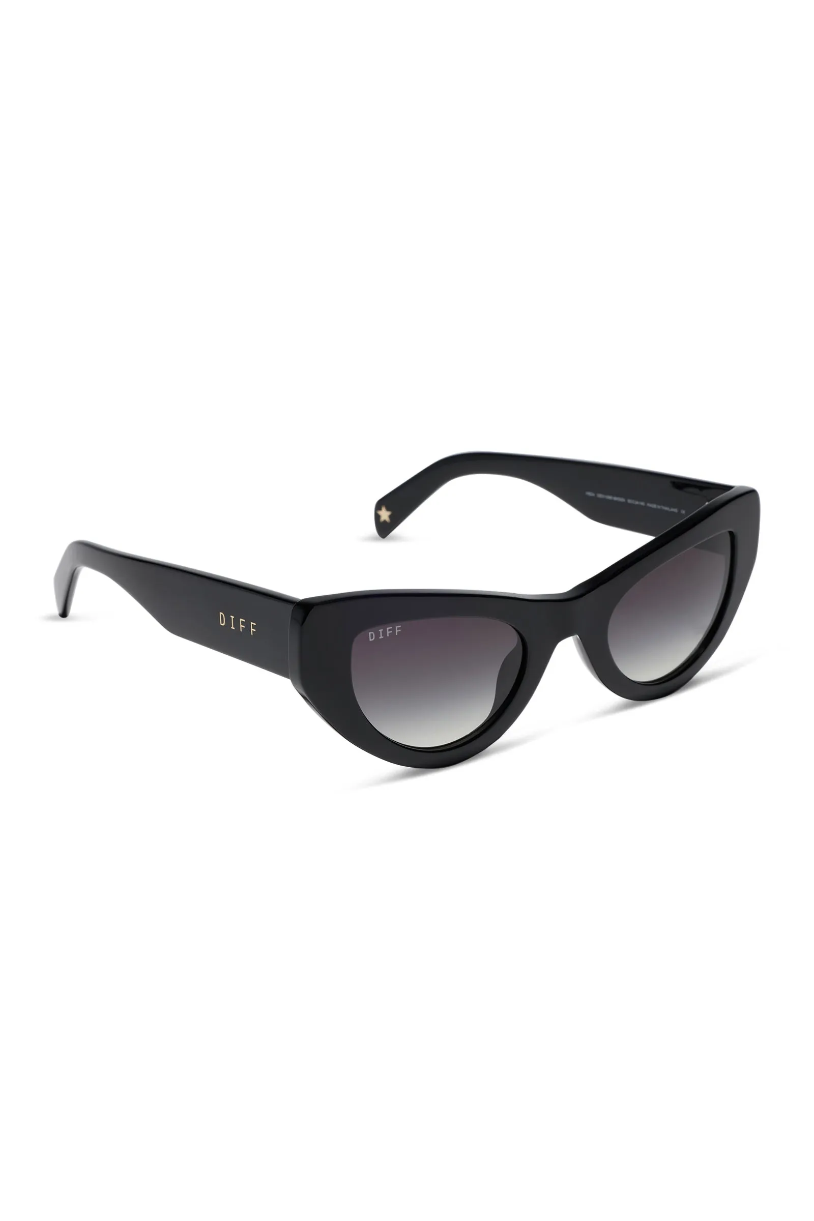 Beach Riot X DIFF Mesa Sunglasses Black sold by Beach Riot product image thumbnail 3