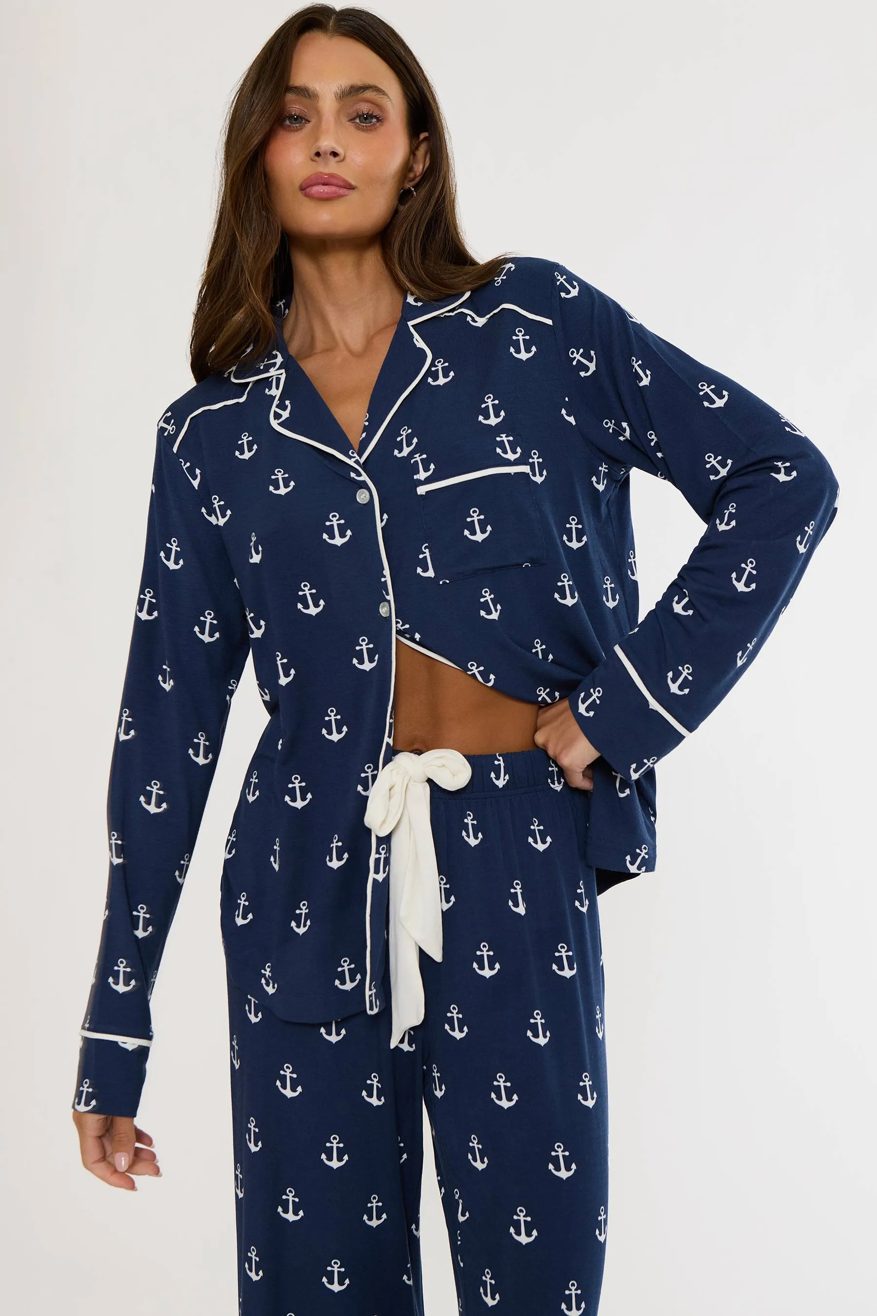 Livy Top & Connie Pj Set Regatta Anchor sold by Beach Riot product image thumbnail 5
