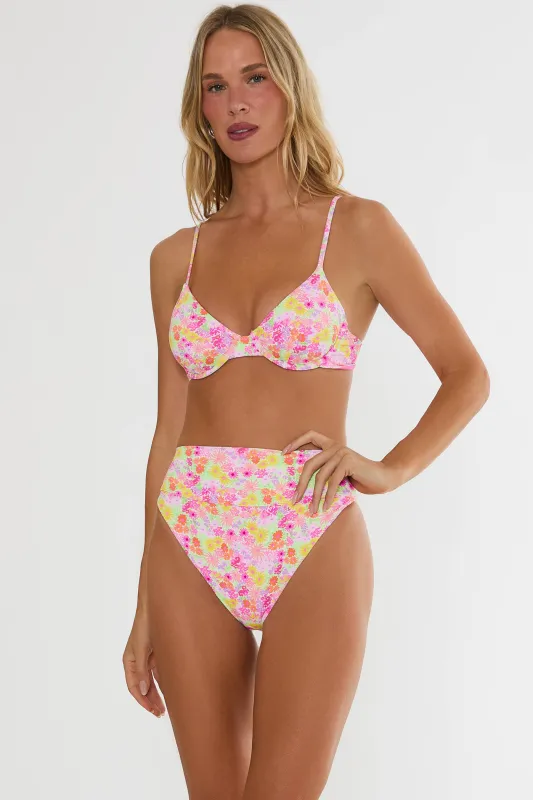 Camilla Top Neon Bouquet made by Beach Riot