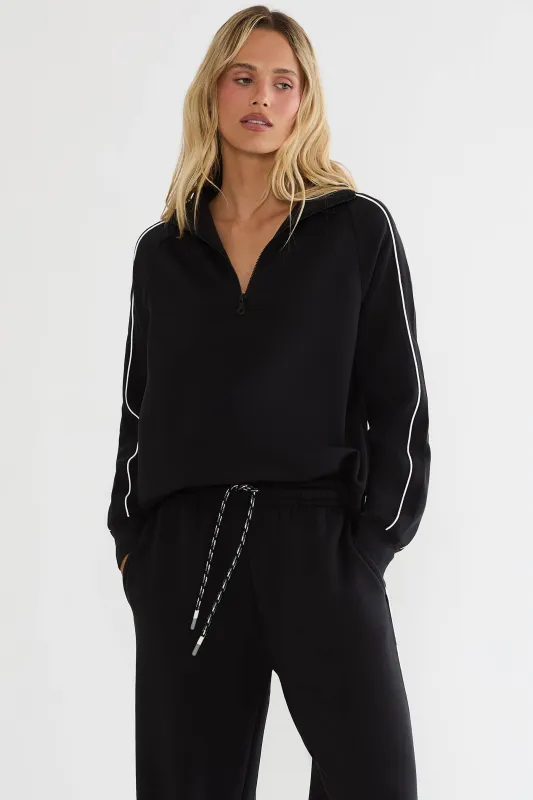 Mara Sweatshirt Noir Frost made by Beach Riot