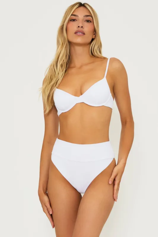 Camilla Top White sold by Beach Riot