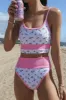 Emmy Bottom Peony Blossom Colorblock sold by Beach Riot
