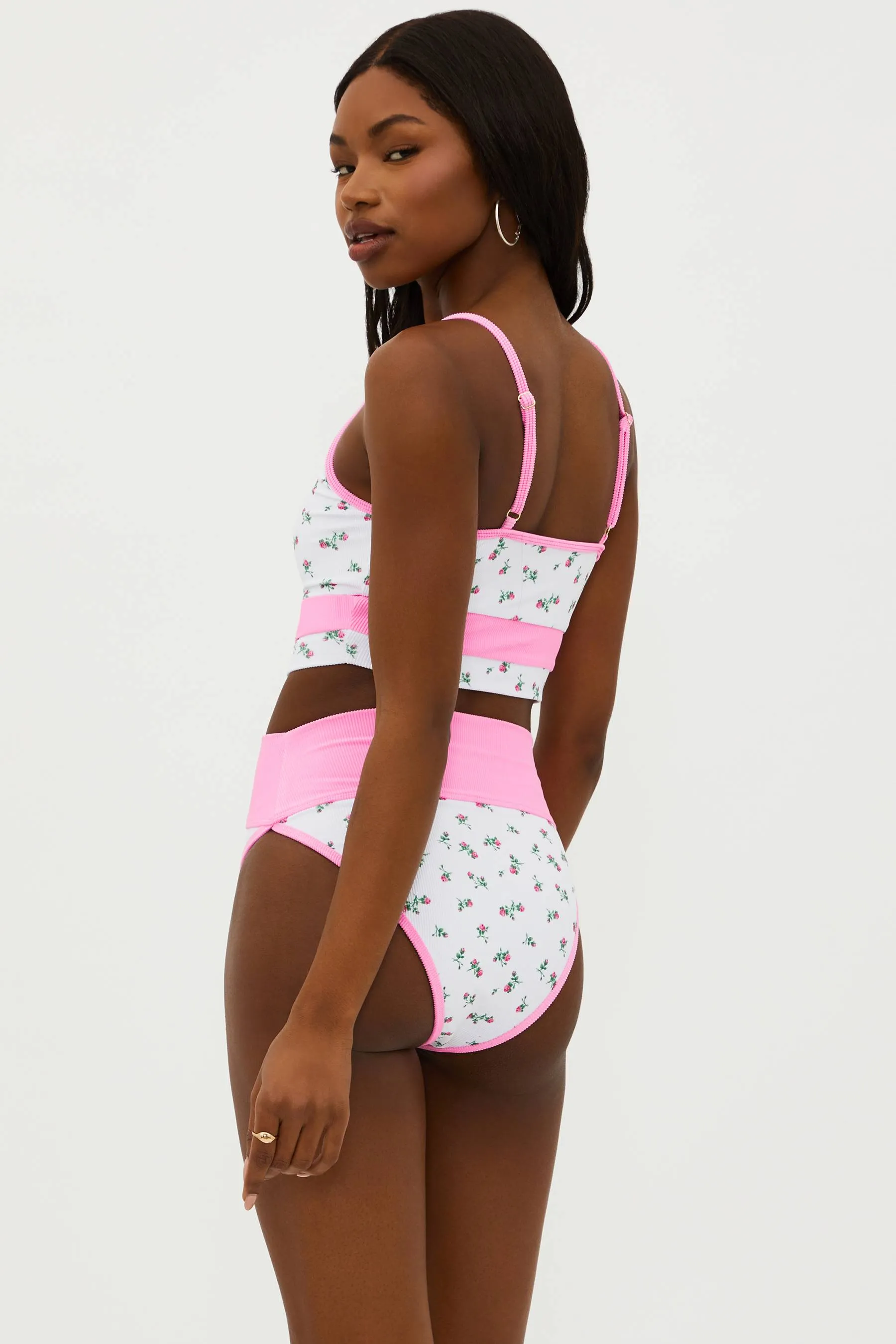 Emmy Bottom Peony Blossom Colorblock sold by Beach Riot