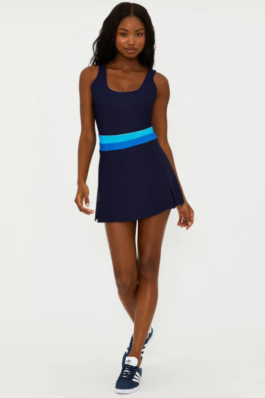 Remi Dress Marine Colorblock sold by Beach Riot
