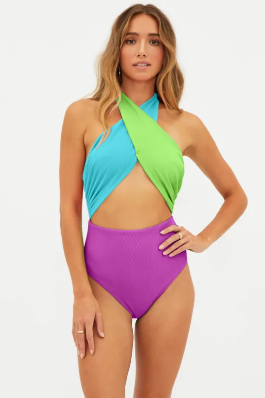 Jessica One Piece Cool Fluorescents sold by Beach Riot