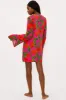 Luana Kaftan Hibiscus Sunset sold by Beach Riot