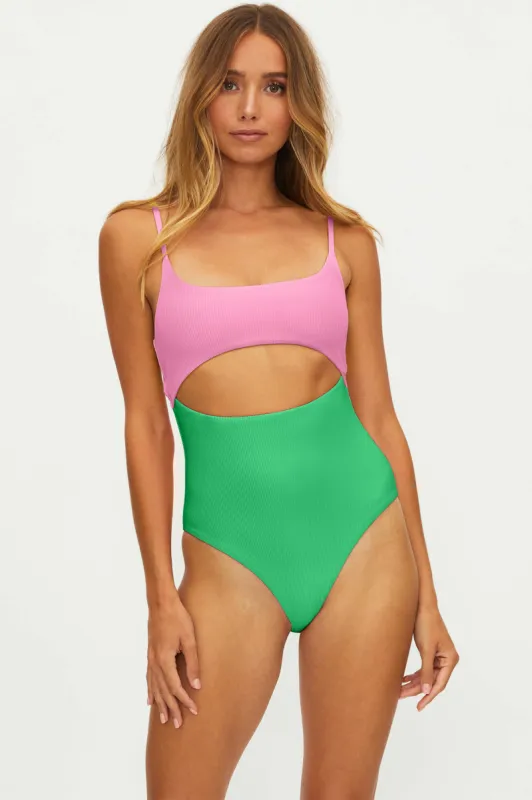 Ray One Piece Island Colorblock sold by Beach Riot