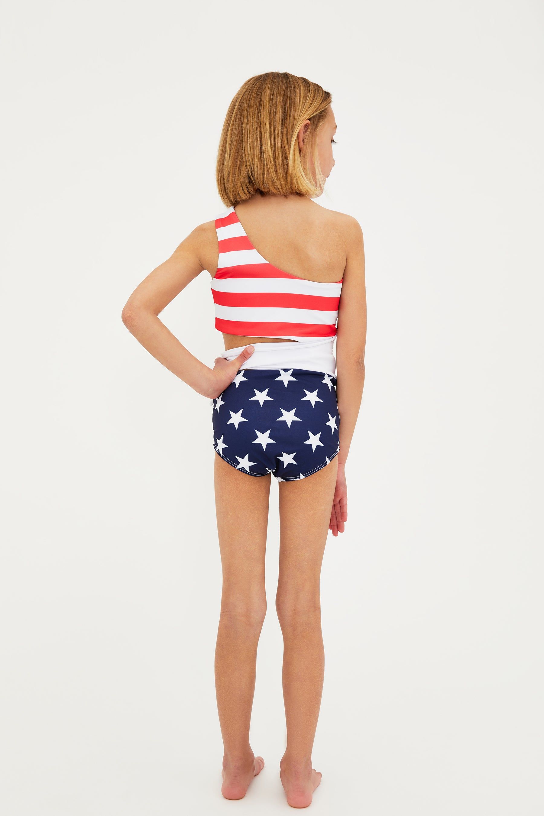 Little Carlie One Piece Star Spangled sold by Beach Riot product image thumbnail 2