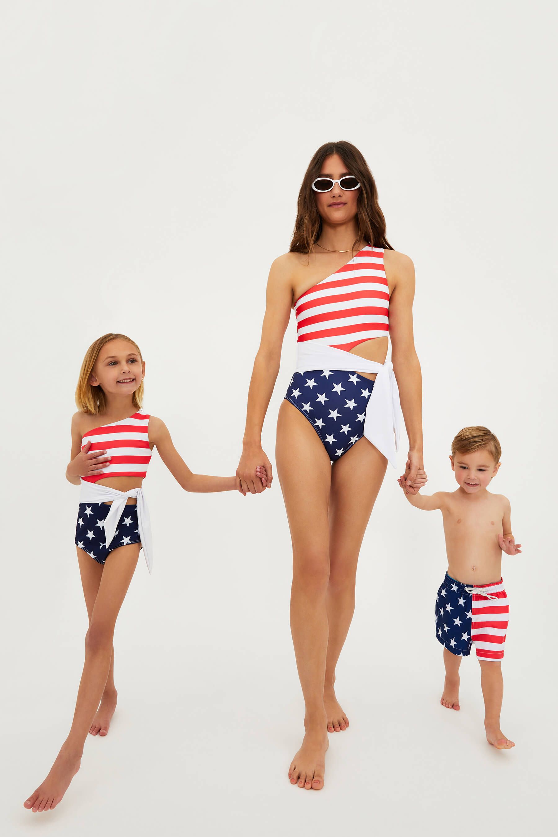 Little Carlie One Piece Star Spangled sold by Beach Riot product image thumbnail 3