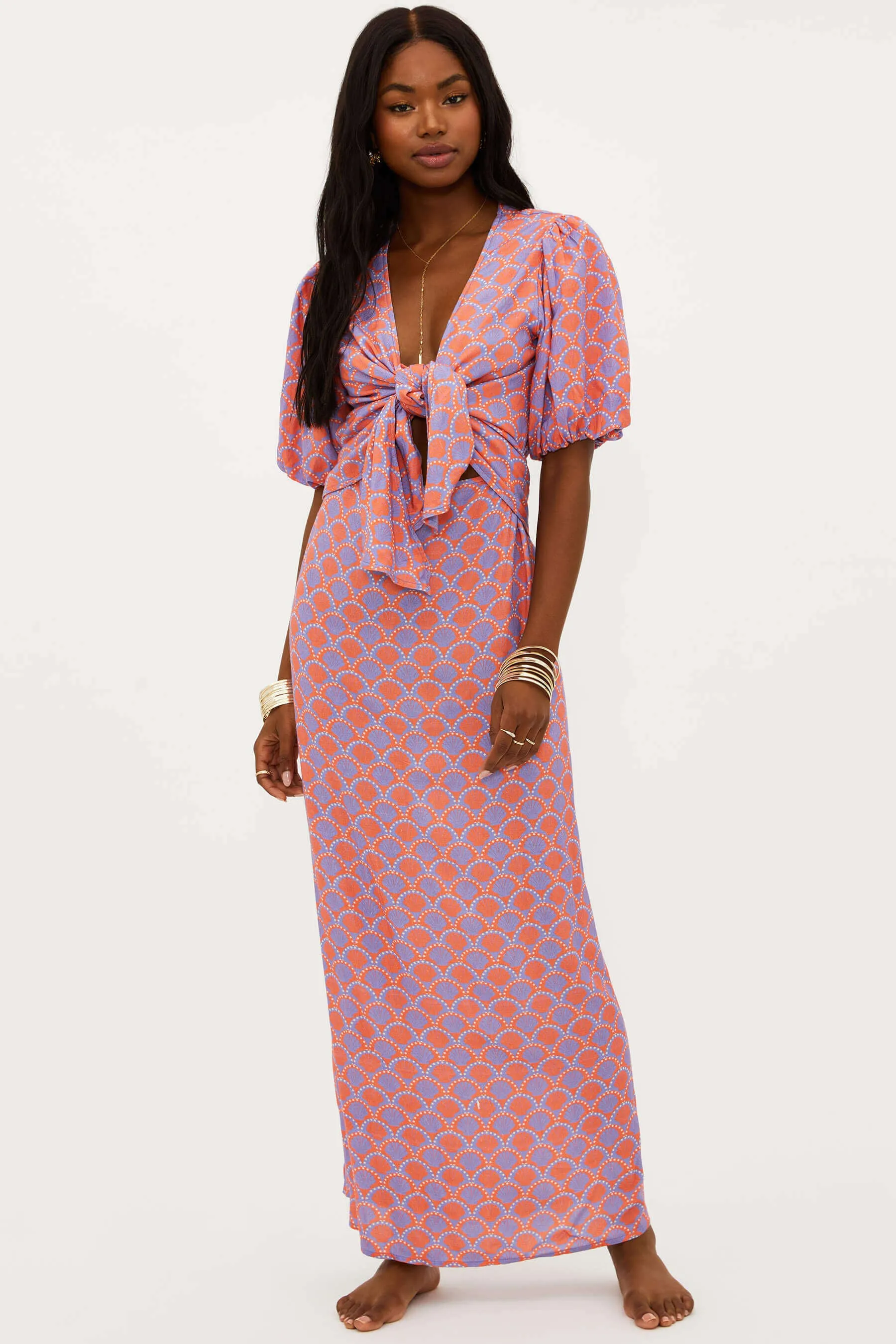 Marta Dress Siren Shells sold by Beach Riot product image thumbnail 5