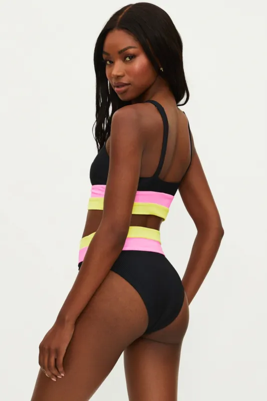 Heidi Bottom Pink Lemonade Colorblock sold by Beach Riot