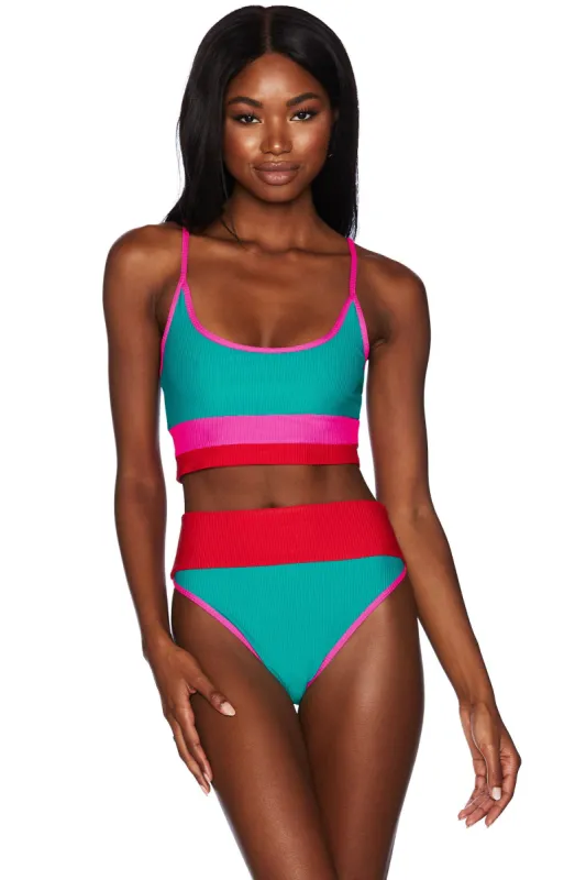 Eva Top Cabana Colorblock sold by Beach Riot