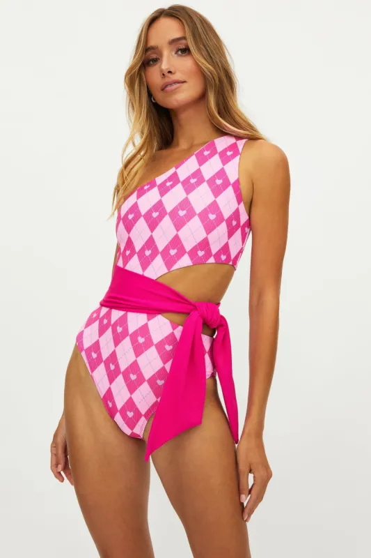 Carlie One Piece Cross My Heart sold by Beach Riot