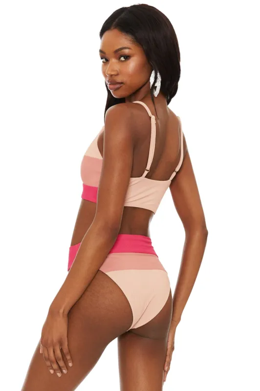 Alexis Bottom Rouge Colorblock sold by Beach Riot