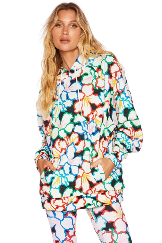 Alissa Sweatshirt Pop Flower sold by Beach Riot