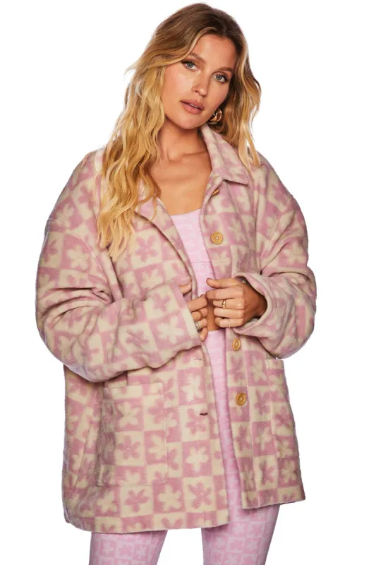 Skye Jacket Mod Flower Check sold by Beach Riot