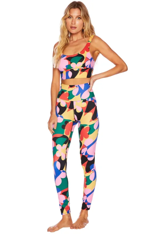 Piper Legging Preppy Geo Floral sold by Beach Riot