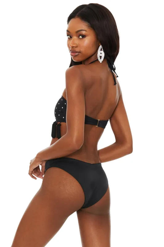 Vanessa Bottom Black Rhinestone sold by Beach Riot
