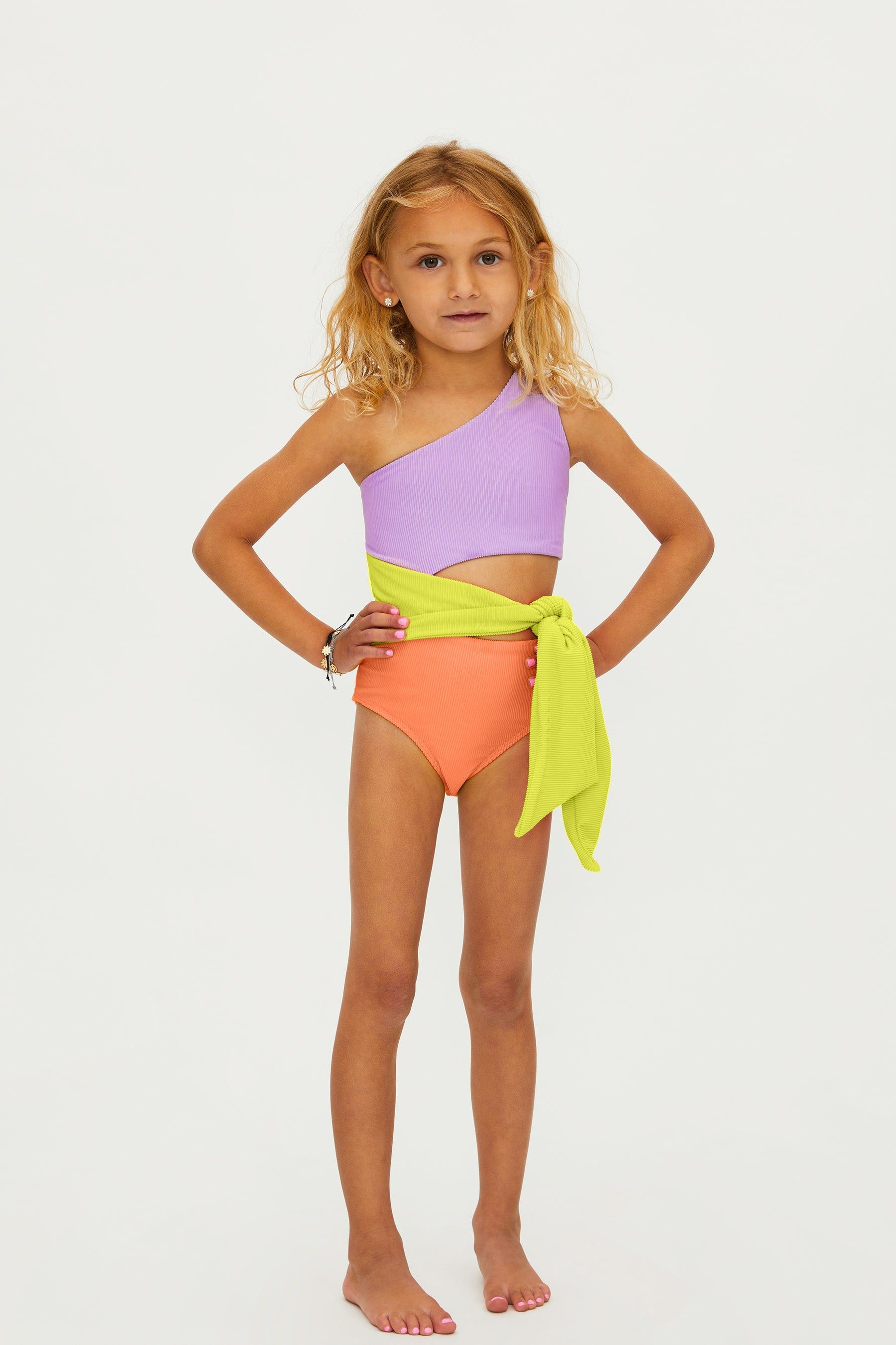 Little Carlie One Piece Sundazed Colorblock sold by Beach Riot