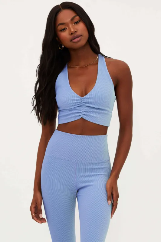 Mindy Top Seashore Two Tone Rib sold by Beach Riot