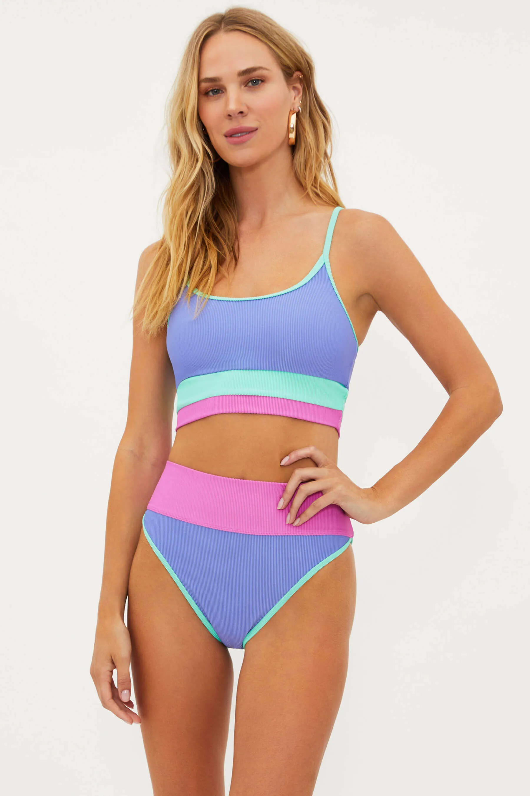 Eva Top High Tide Colorblock sold by Beach Riot
