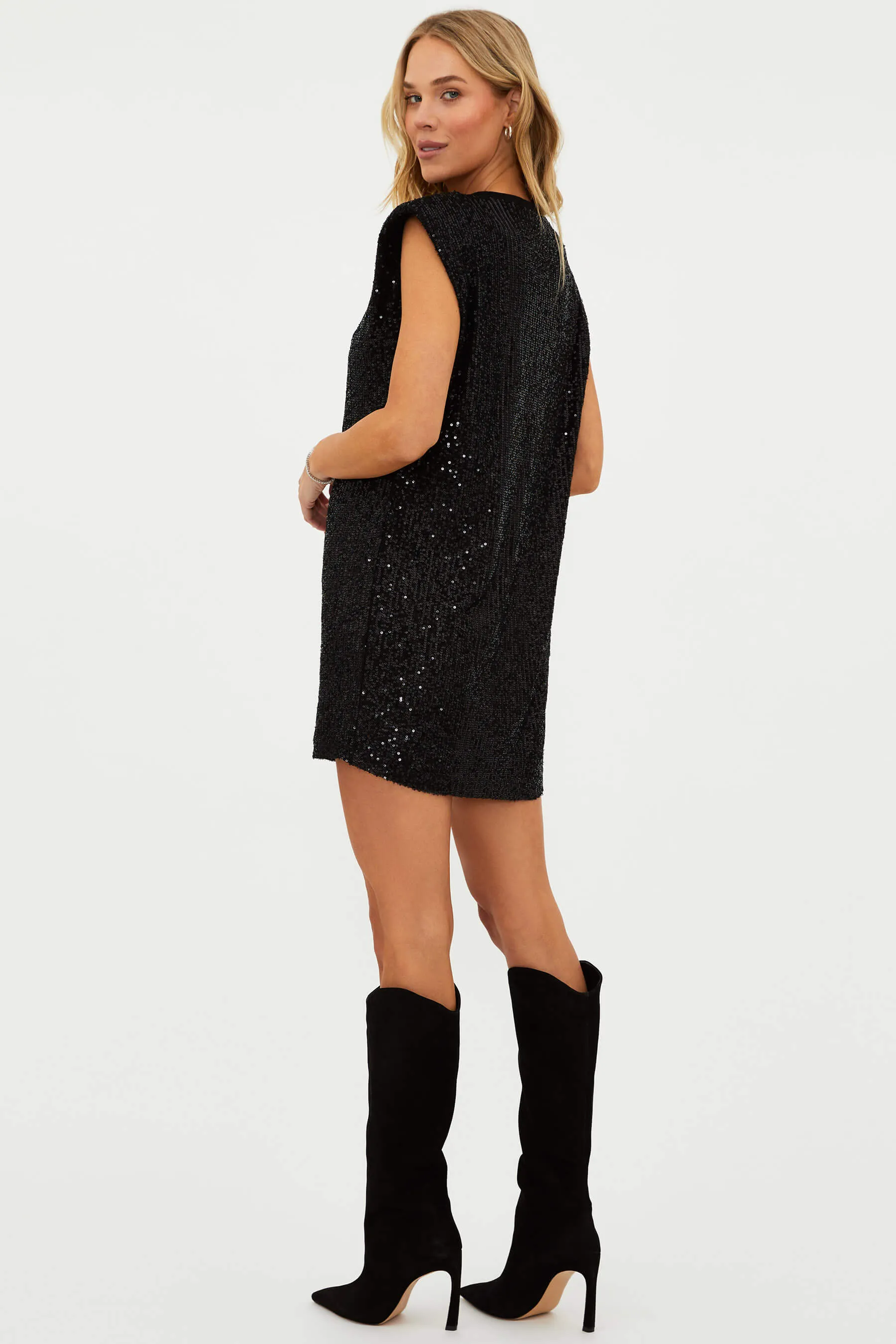 Mirabel Dress Midnight Sparkle sold by Beach Riot product image thumbnail 2