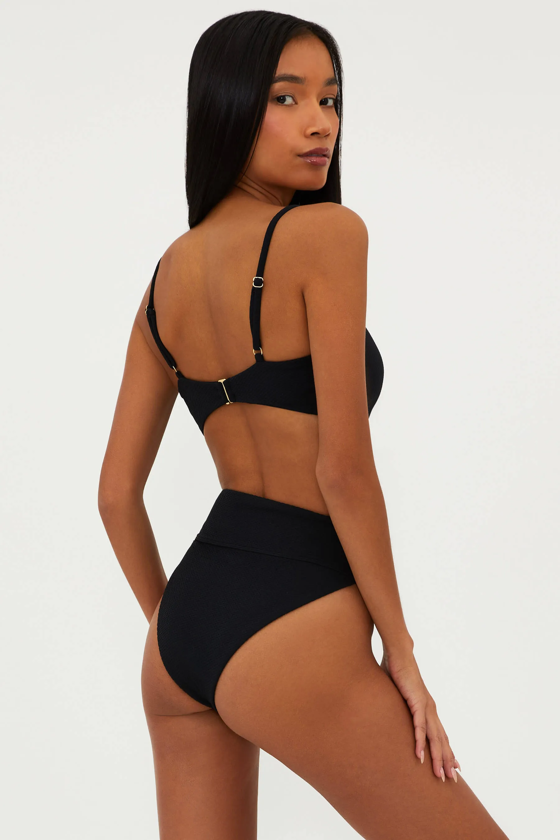 Lou Top Black Waffle sold by Beach Riot product image thumbnail 2