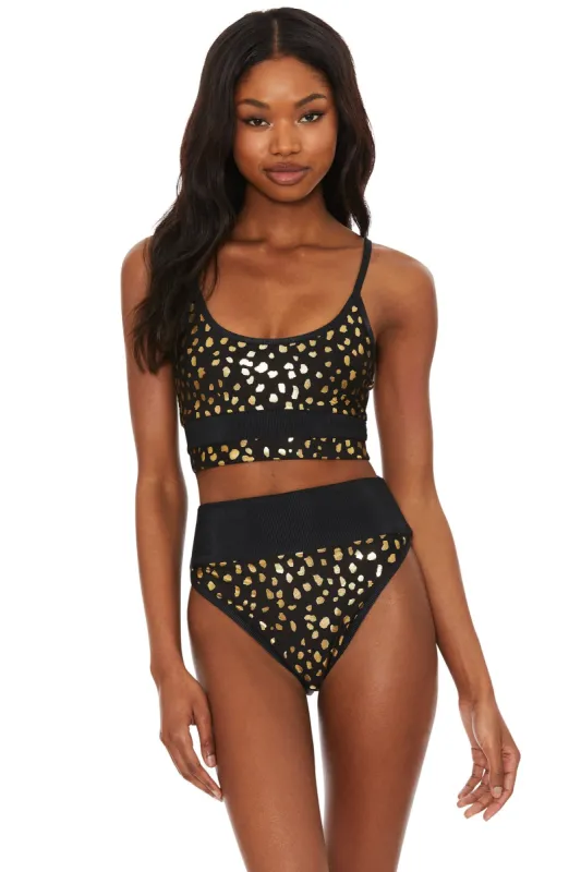 Eva Top Gold Spot sold by Beach Riot