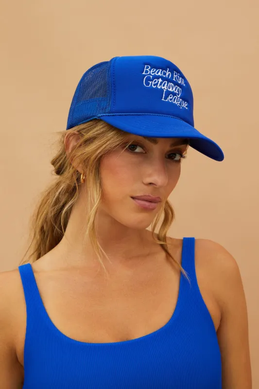 Trucker Hat Deep Ocean sold by Beach Riot