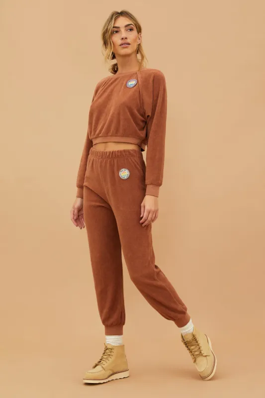 Gulf Terry Pants Sand Dunes made by Beach Riot