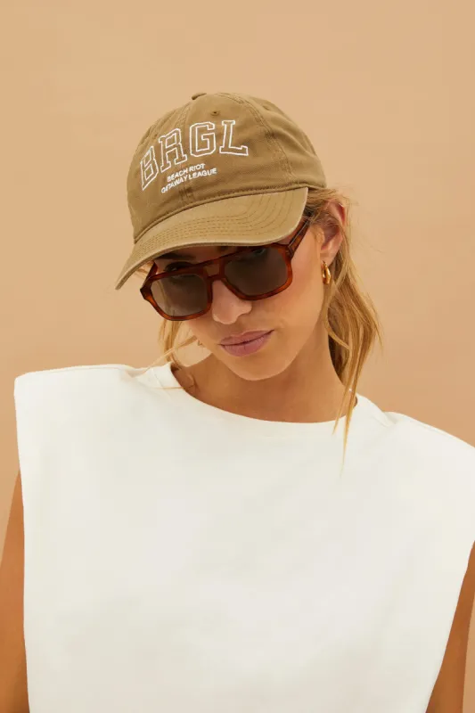 Beach Riot Dad Hat Coyote Brown sold by Beach Riot