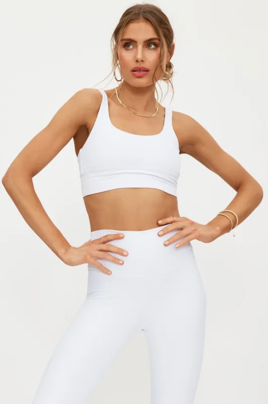 Leah Top White sold by Beach Riot