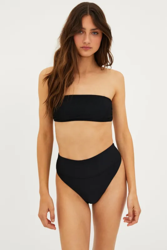 Kelsey Top Black sold by Beach Riot