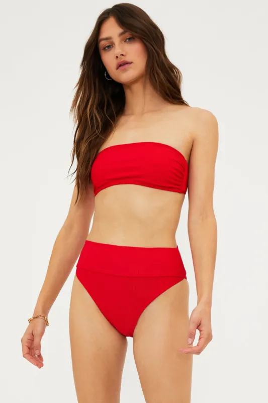 Kelsey Top Red sold by Beach Riot