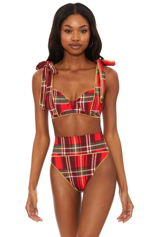 Blair Top Holiday Plaid sold by Beach Riot