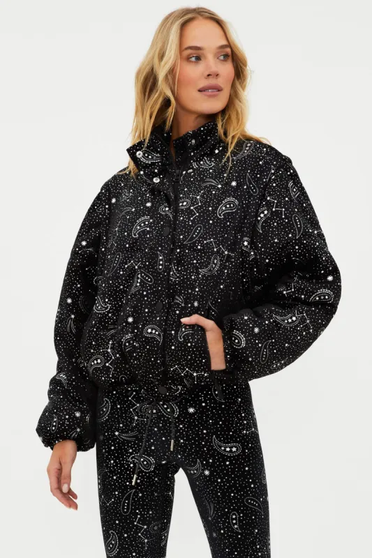 Kris Puffer Jacket Shooting Stars sold by Beach Riot