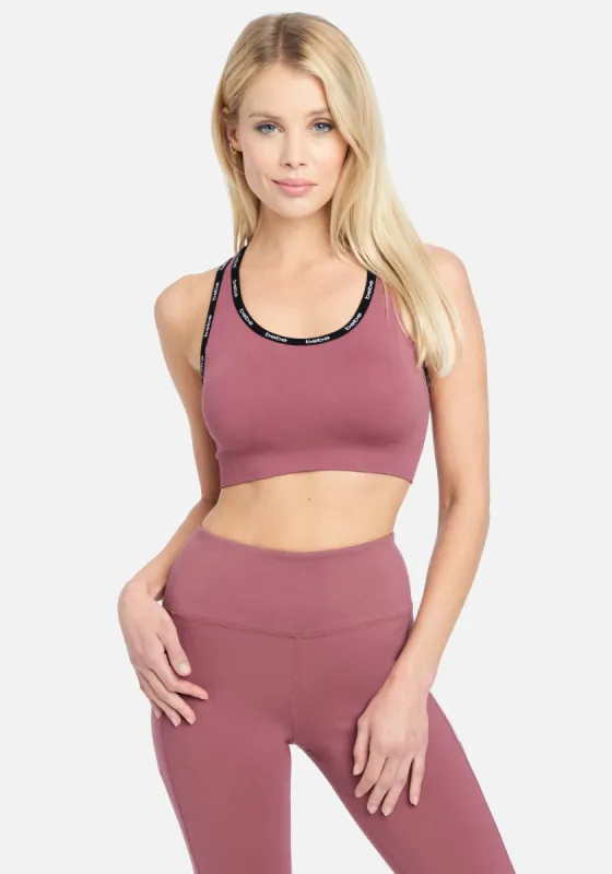 Bebe Sport Mini Logo Sports Bra sold by Bebe