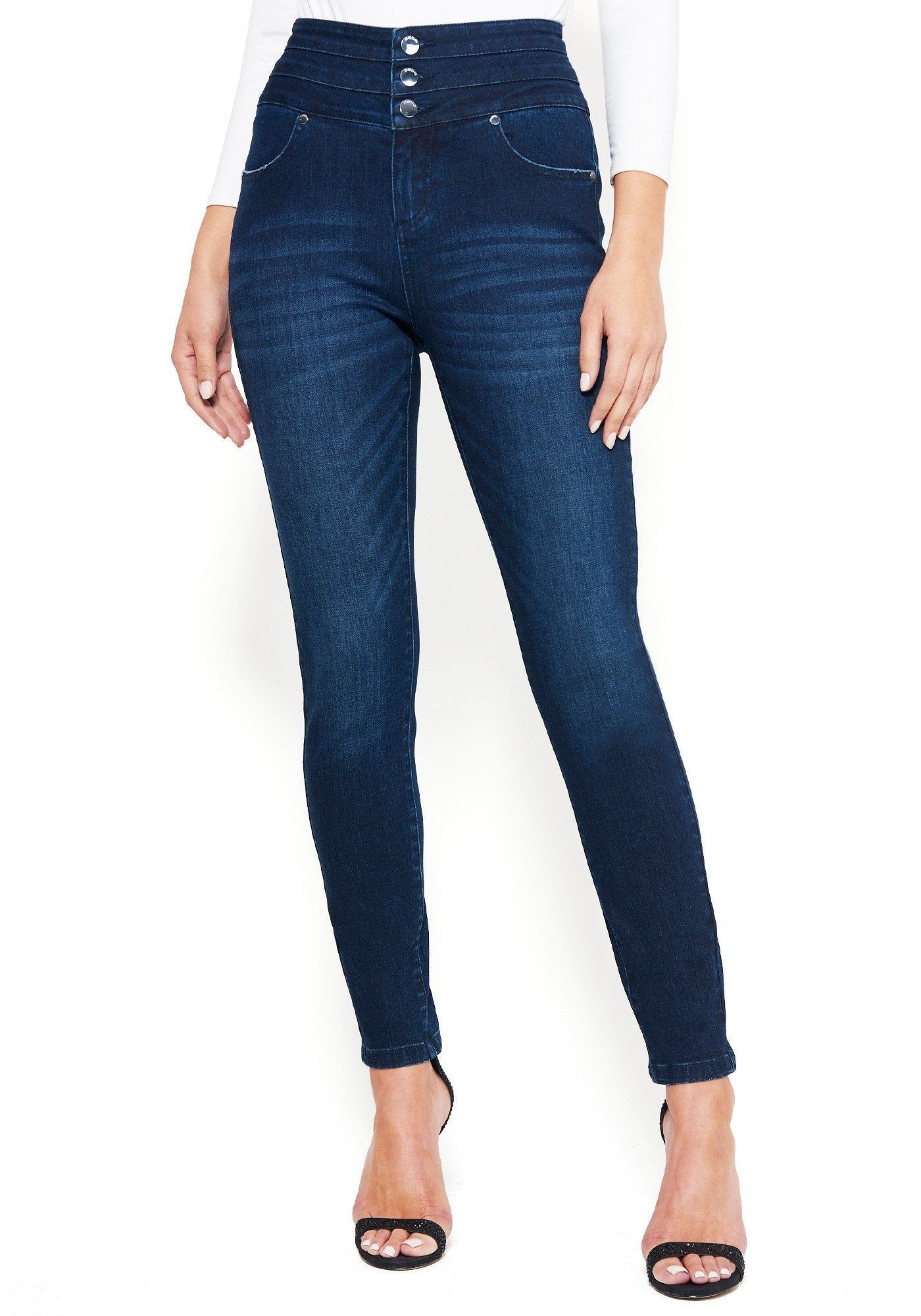 Button Up Skinny Jeans sold by Bebe