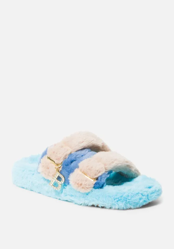 Fanny Faux Fur Slippers sold by Bebe