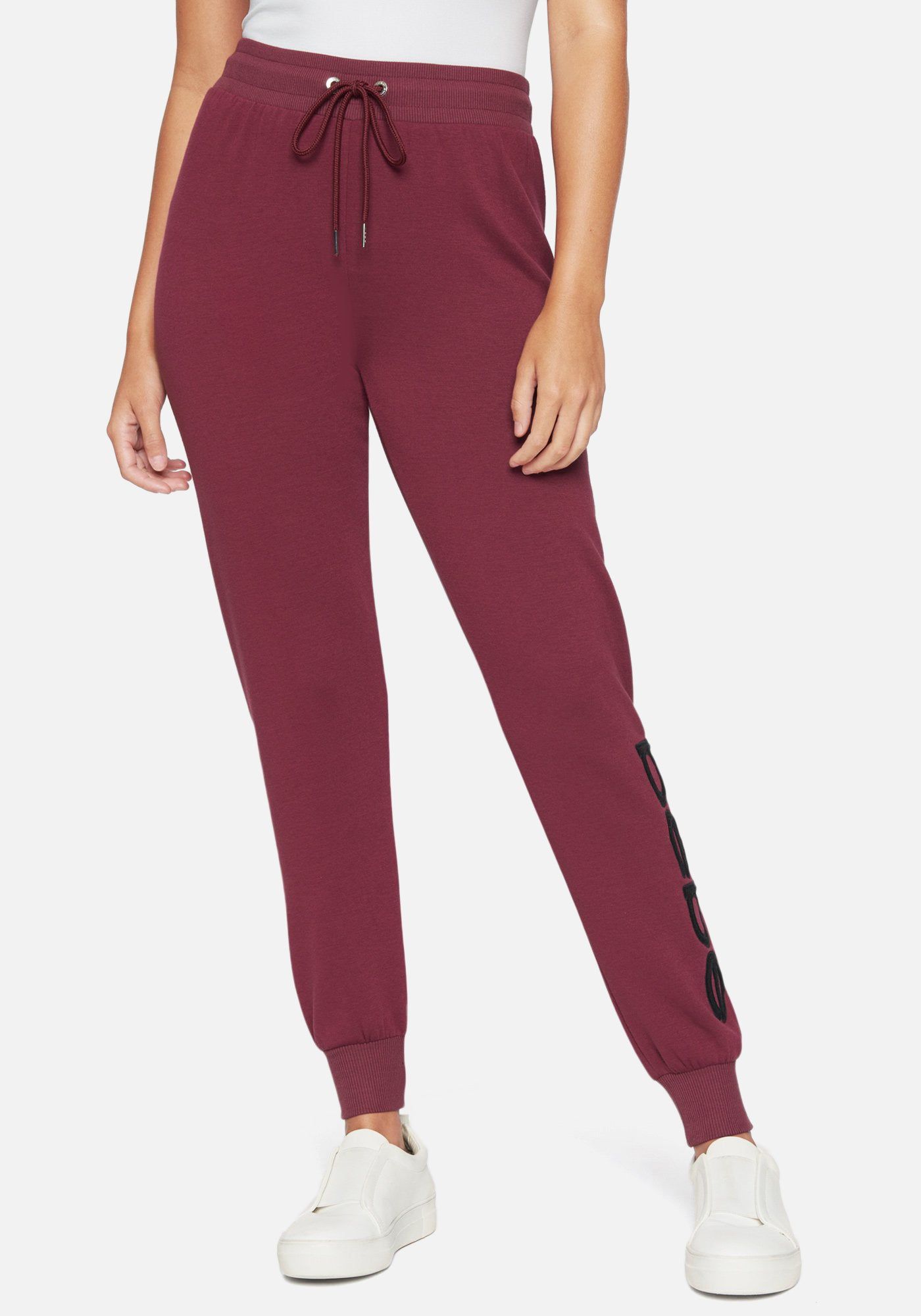 Sherpa Logo Jogger Pants sold by Bebe