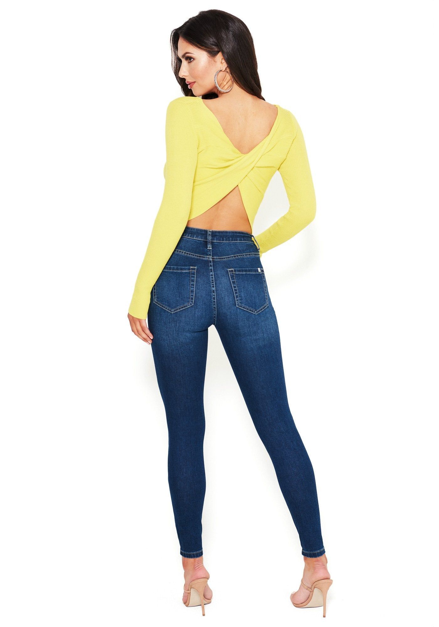 Zipper Detail Skinny Jeans sold by Bebe product image thumbnail 3