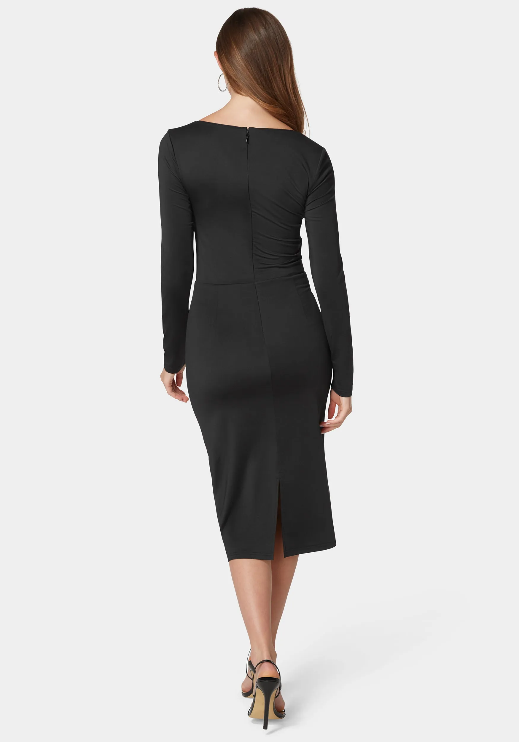 Rosaline Cutout Midi Dress sold by Bebe product image thumbnail 3