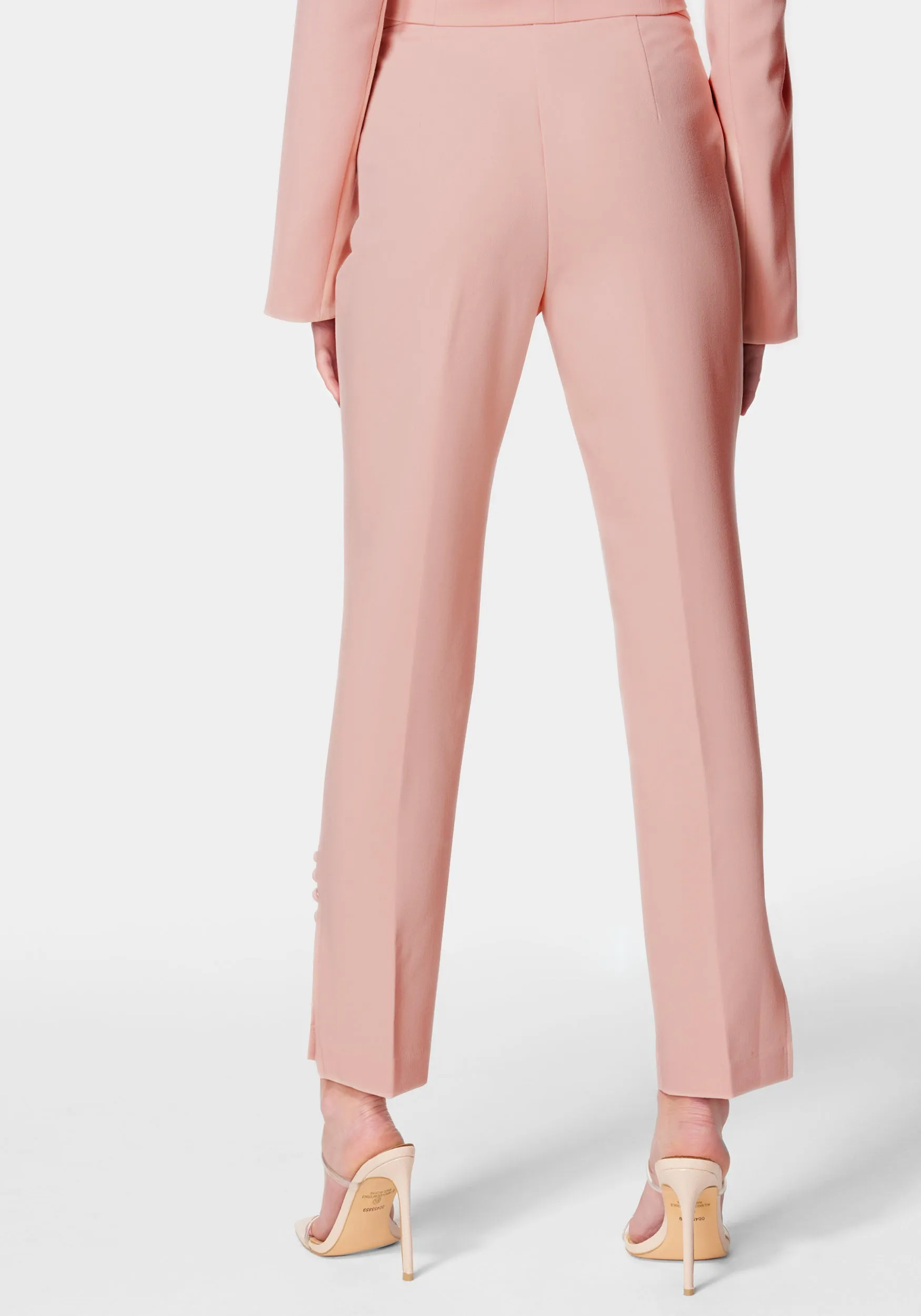 High Waist Tailored Button Detail Slim Pant sold by Bebe product image thumbnail 3