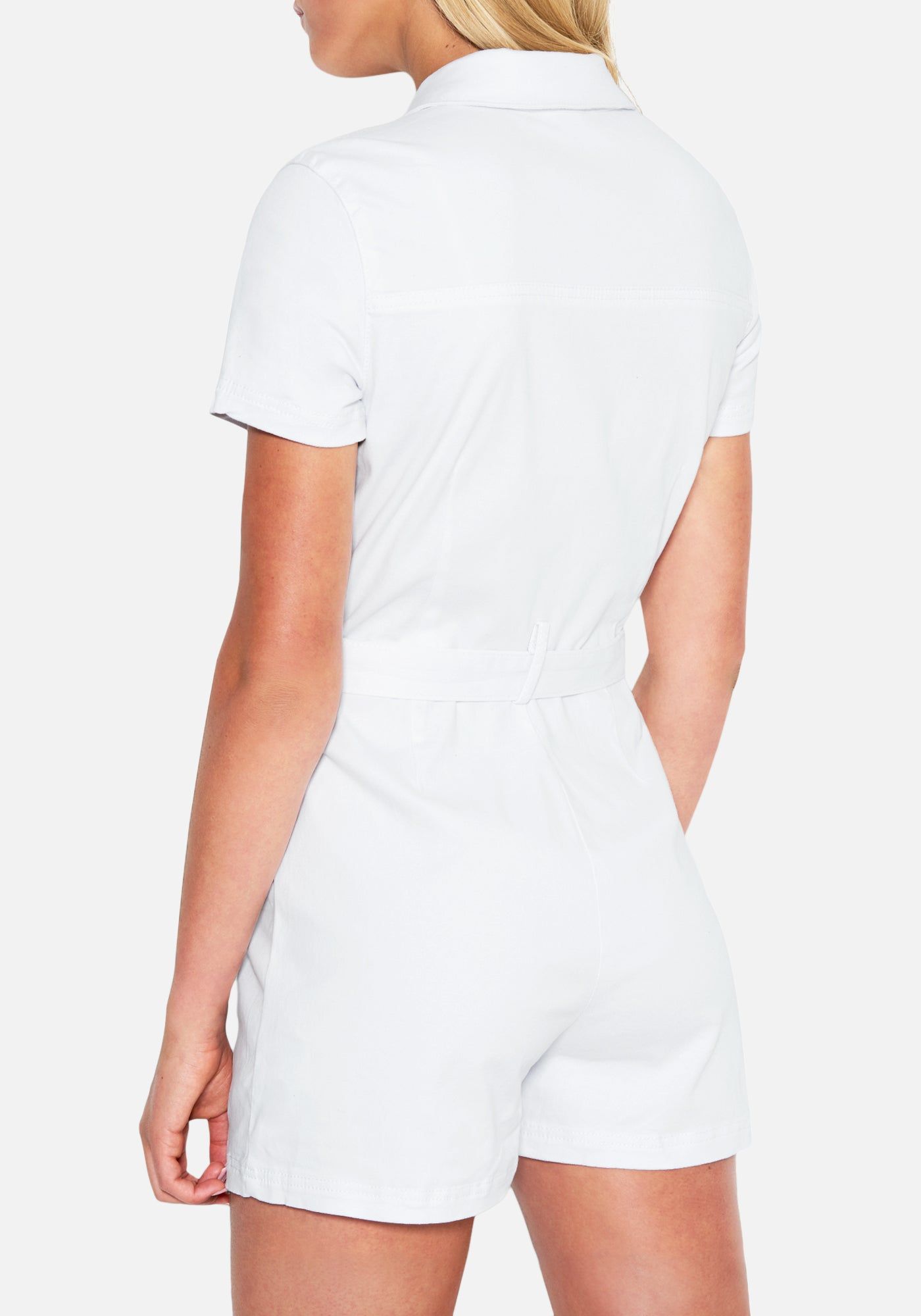 Bebe Logo Denim Romper sold by Bebe product image thumbnail 2