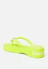 Kim Wedge Flip Flops sold by Bebe