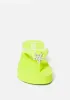 Kim Wedge Flip Flops sold by Bebe