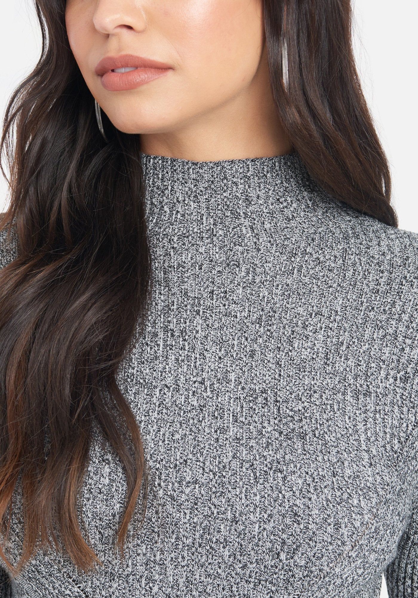 Mock Neck Long Sleeve Dress sold by Bebe product image thumbnail 4