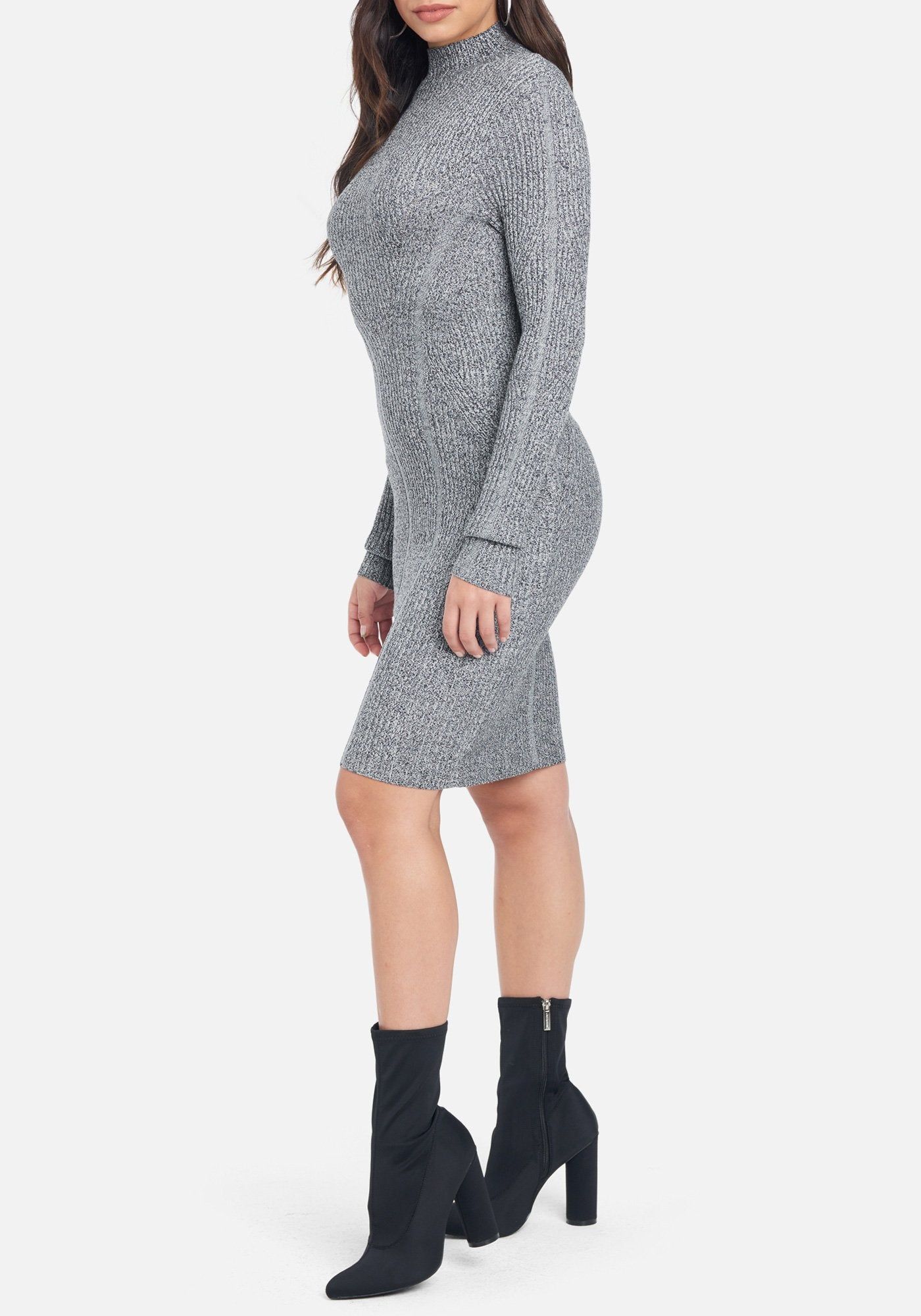 Mock Neck Long Sleeve Dress sold by Bebe product image thumbnail 2